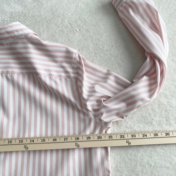 Goldwater Creek Womens 100% Cotton Shirts No-iron Long Sleeve Sz 10 - Picture 6 of 10